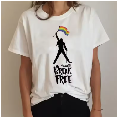 Camisa Break Free - Libertad y Orgullo🌈🎤